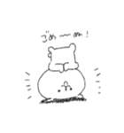 よくしゃべる丸い犬（個別スタンプ：35）