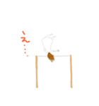 タピオカ女子とリアル動物（個別スタンプ：4）