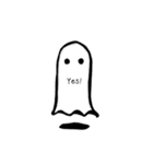 無表情なおばけ 時々 腐  I am ghost（個別スタンプ：1）