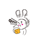 うさぎ人間の日常（個別スタンプ：2）