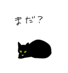 シンプル黒猫☆家族専用（個別スタンプ：23）