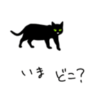 シンプル黒猫☆家族専用（個別スタンプ：35）