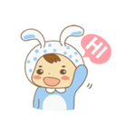 元気の楽しい子（個別スタンプ：1）