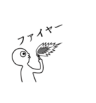 高速で動く白いヤツら達パート2（個別スタンプ：3）