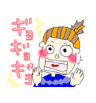 ゆる笑…女子（個別スタンプ：6）