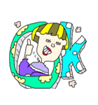 ゆる笑…女子（個別スタンプ：11）