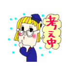 ゆる笑…女子（個別スタンプ：24）