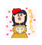 ゆる笑…女子（個別スタンプ：36）