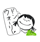 クレヨン手描きSIMPLEおんなのこ＊えいご？（個別スタンプ：36）