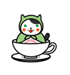 ねこりょーしか あいさつver.（個別スタンプ：3）
