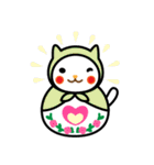 ねこりょーしか あいさつver.（個別スタンプ：21）