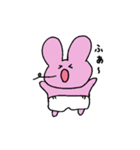 うさあおちゃん（赤ちゃん）（個別スタンプ：3）