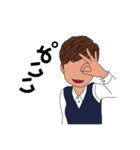 女子高生（ショートヘア）（個別スタンプ：2）