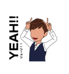 女子高生（ショートヘア）（個別スタンプ：16）