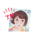 似顔絵風スタンプ（個別スタンプ：5）