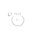 ゆるいウサギとクマとネコ（個別スタンプ：15）