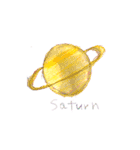 太陽系手書きスタンプ（個別スタンプ：8）