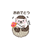 ハリネズミのカイとレイ with ファミリー（個別スタンプ：7）