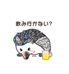 ハリネズミのカイとレイ with ファミリー（個別スタンプ：9）