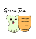 犬のワンちゃん：紅茶大好き（個別スタンプ：7）