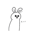 うさふーちゃんとうさふきだし（個別スタンプ：3）