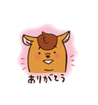 こじかくんスタンプ（個別スタンプ：3）