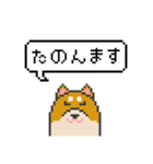 ドット絵！関西弁の柴犬（個別スタンプ：22）
