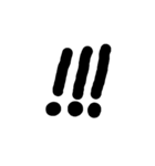 simpln シンプル手書き文字（個別スタンプ：30）