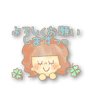 お絵かき風女の子●敬語（個別スタンプ：23）