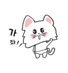 可愛い猫/(korea version.3)（個別スタンプ：11）