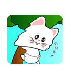 可愛い猫/(korea version.3)（個別スタンプ：19）
