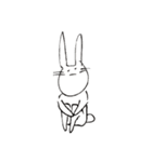 たのしいウサギ（個別スタンプ：1）