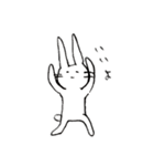 たのしいウサギ（個別スタンプ：7）