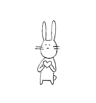 たのしいウサギ（個別スタンプ：16）
