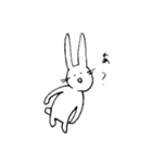 たのしいウサギ（個別スタンプ：24）