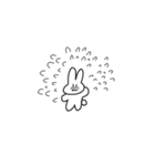 うさぎたちのかんじょう（個別スタンプ：8）