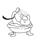 うさぎたちのかんじょう（個別スタンプ：11）