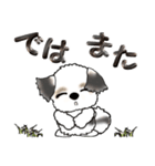 【大きめ文字】シーズー犬(日常使う言葉)29（個別スタンプ：40）