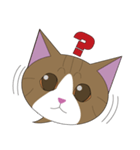 まゆげ猫まゆたま～ふきだしは占拠しました（個別スタンプ：11）