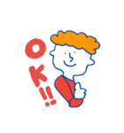 Boy くんのゆるhappy スタンプ（個別スタンプ：2）