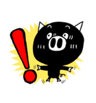 くろぶた君（個別スタンプ：3）