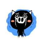 くろぶた君（個別スタンプ：7）