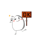 日常生活なたまごくん（個別スタンプ：3）