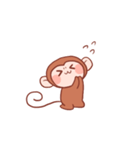 元気な猿さん（個別スタンプ：14）