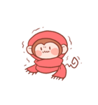 元気な猿さん（個別スタンプ：35）
