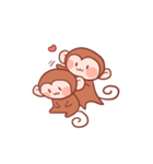 元気な猿さん（個別スタンプ：36）