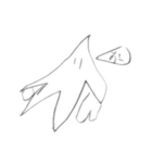 ふしぎないきものとぼうにんげんくん（個別スタンプ：13）