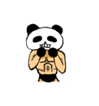 ボクサー パンダ（個別スタンプ：4）