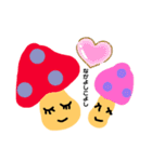 カラフルきのこ達（個別スタンプ：24）