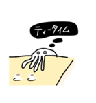 白モグ モーグーのスタンプ（個別スタンプ：19）